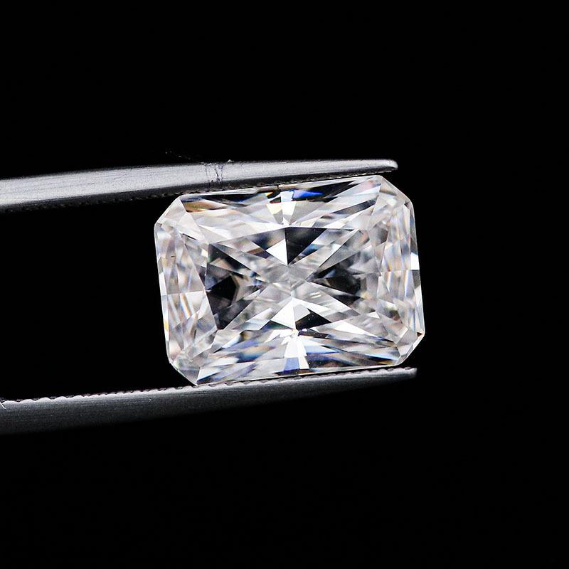 Cellacity High Quality Radiation-cut Pillow Moissanite Loose Gemstone 0.5-10CT D Color VVS1 Passed the Diamond Test and Obtained the GRA Certificate