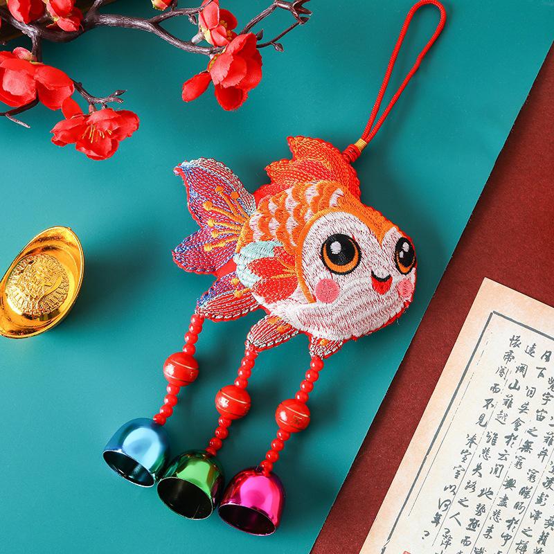 Сумка с ароматом змеи в виде колокольчика с кисточкой для автомобиля, украшения на Новый год и весенний фестиваль