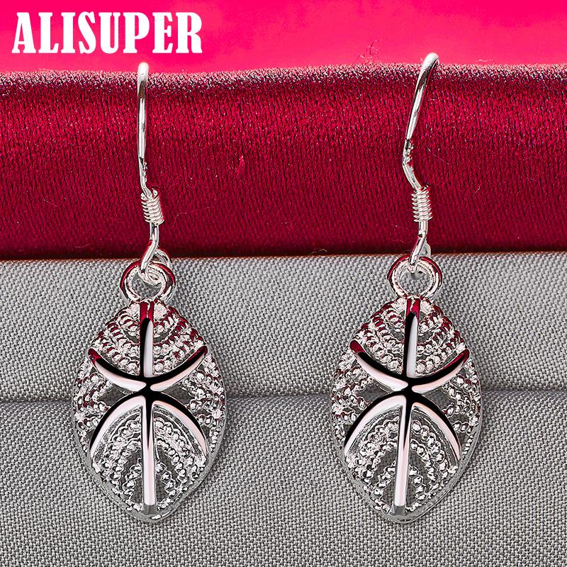 Ювелирные изделия из стерлингового серебра 925 пробы с листьями