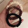 Korean High-Elastic Black Hair Ring Ponytail Holder