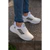Мужские белые резиновые 4-линейные ортопедические повседневные кроссовки Wsb0716