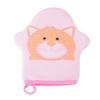 Cartoon Star Model Soft Cotton Baby Bath Shower Sponge Kids Bath Brush Cotton Scrubber(cat)