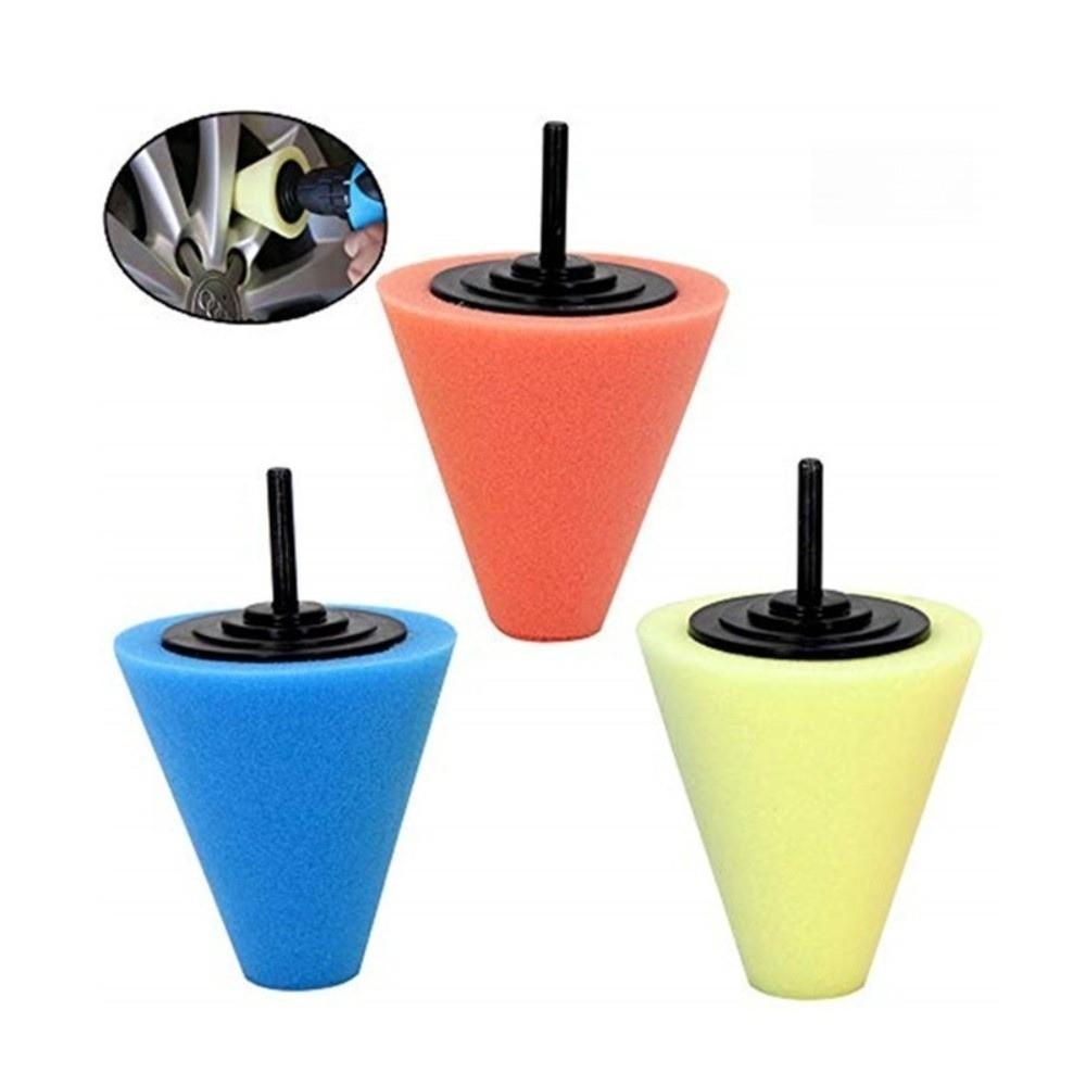 High Speed Car Hub Polishing Pad Drill Attachable Metal Grinding Wheel For Auto Detailing