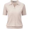 Giovanni Valentino Men's Slim Fit Short Sleeve Knit Polo Shirt