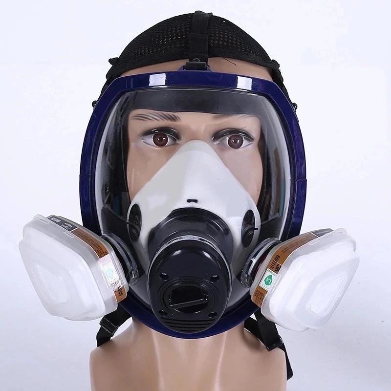 Multifunctional 6800 Ultra-Transparent Fully Sealed Protective Mask Industrial Spray Paint Nuclear Radiation