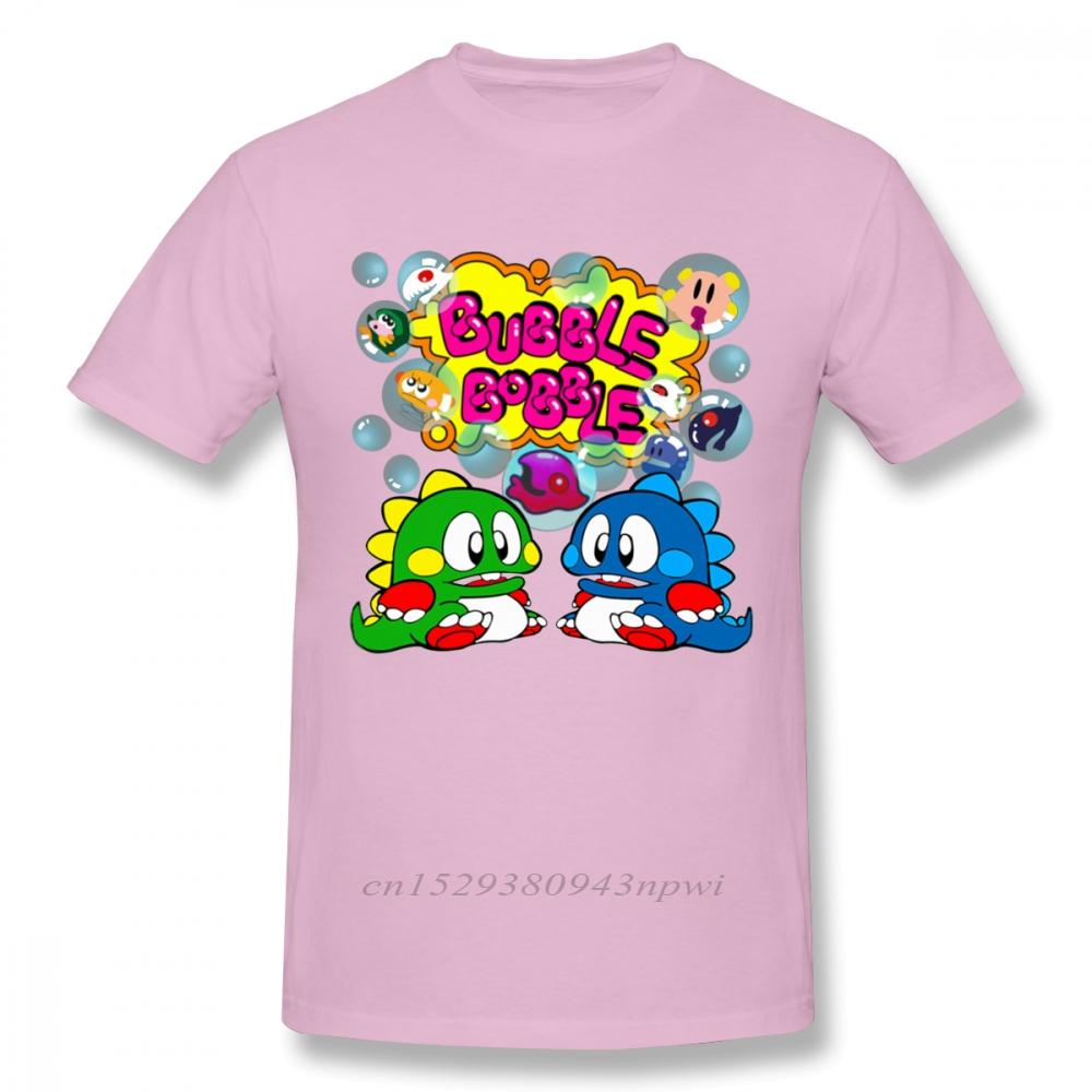 Bubble Bobble Retro Console Game Tshirt Men New Custom Old School Game T Shirt Organic Cotton Plus Size Tee Camiseta