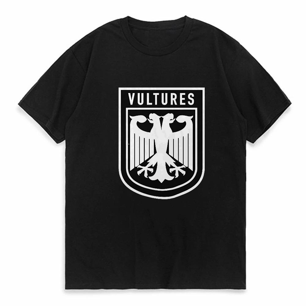 Футболка с принтом Vultures рэпера Канье Уэста модная мужская женская забавная с графическим рисунком летние топы с круглым вырезом с коротким рукавом