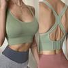 Seamless Crop Tops for Women Female Cotton Vest Tops Bralette Girls Wire Free Pad Push Up Brassiere