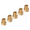 5 шт. Латунная заглушка с шестигранной головкой 1/8 NPT наружная резьба Антикоррозийный Универсальный фитинг для автомобиля