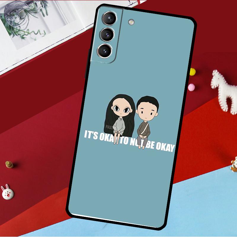 Корейская дорама «Всё в порядке, если ты не в порядке» Чехол для Samsung Galaxy S25 S23 S22 S20 S24 Ultra S9 S10 Plus S21 FE S25 FE Чехол для телефона