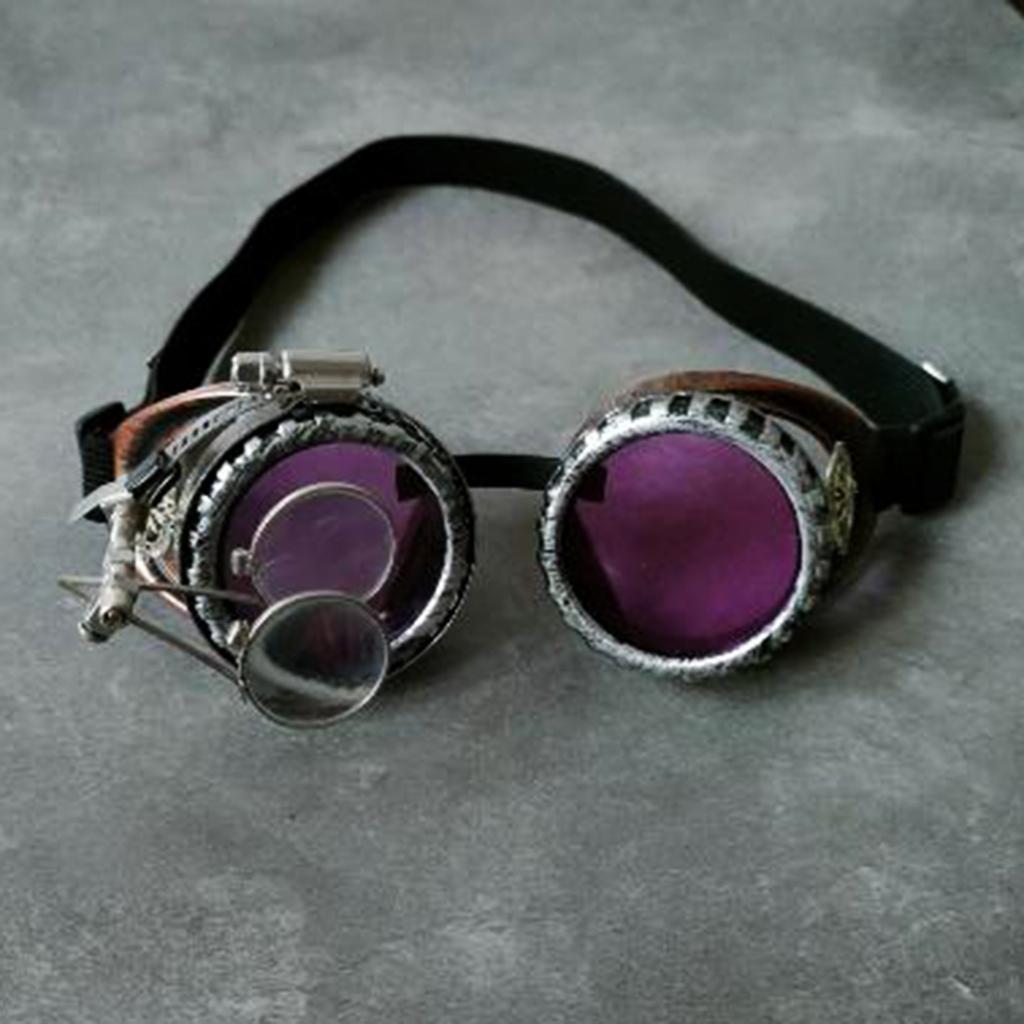 Модернизированные очки в стиле стимпанк, сварочные очки для готического косплея, винтажные очки, костюм для вечеринки в деревенском стиле, карнавальный костюм для женщин и мужчин, подарок