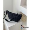 Unisex Nylon Half Moon Cross Bag (3 Colors)