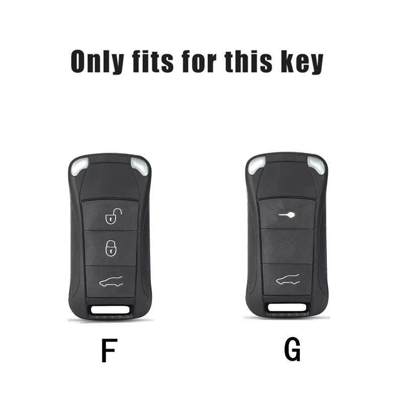 Zinc Alloy Leather Car Smart Flip Key Case Cover Remote Protector Shell For Porsche Cayenne GTS Panamera Carrera GT3 Accessories GO3