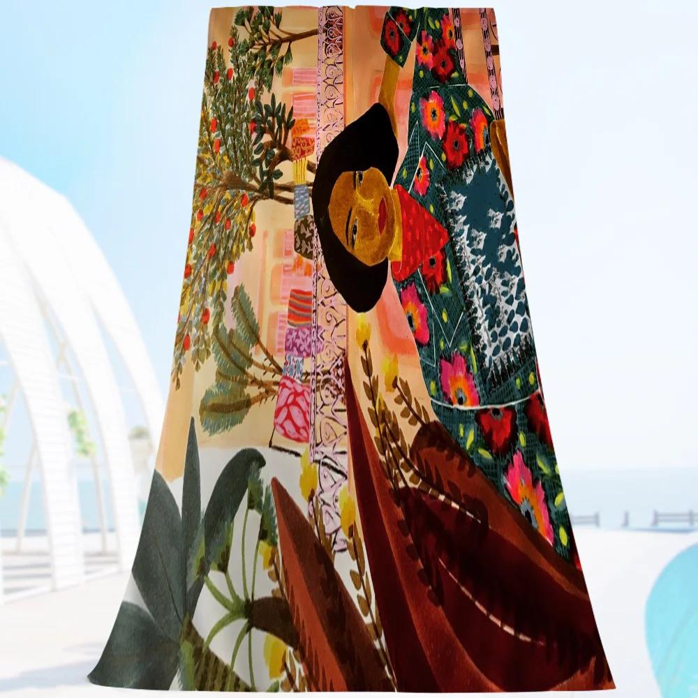 Modern Multicolored Abstract Big Microfiber Beach Towels Quick Dry Towel Sand Beach Towels Pool Towel For Travel Swim Pool Yoga
