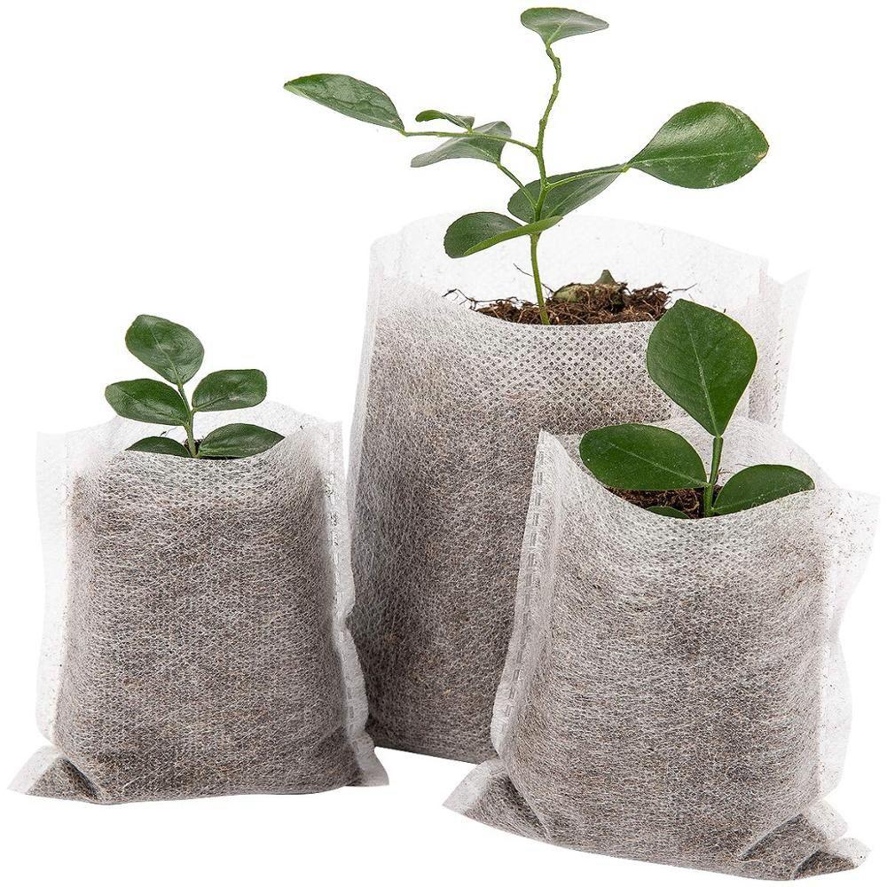 Flower Seedling Raising Planting Plants Nursery Bags Garden Supplies Grow Bags Nursery Pots