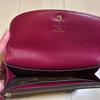 Used Louis Vuitton Wallet Portefeuille Emily Long Wallet Fuchsia
