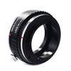 Concept Lens Mount Adapter Lens To Canon Mount with Aperture Ring K&F KF-AAEM (Sony (Minolta) A-mount EF-M Conversion)