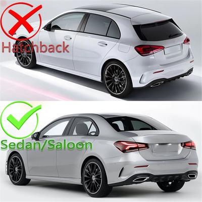 Для A160-A250 A35 AMG Седан Задний Бампер Накладка Губа Боковой Порог Крыло Накладка Сплиттер
