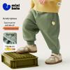 Длинные штаны Minibala с термофлисовой подкладкой, унисекс, для детей