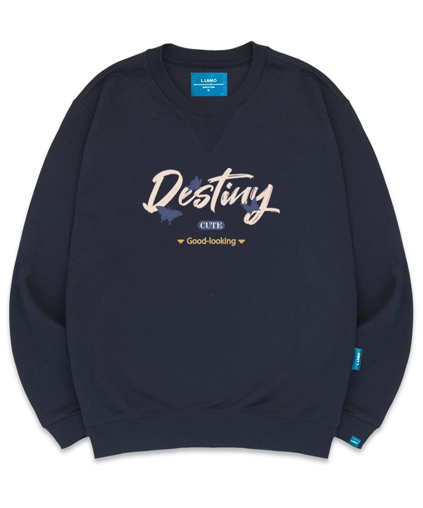 Толстовка Ellamo с флисовой подкладкой M Destiny Унисекс Большие размеры S~4XL (Тип Б)