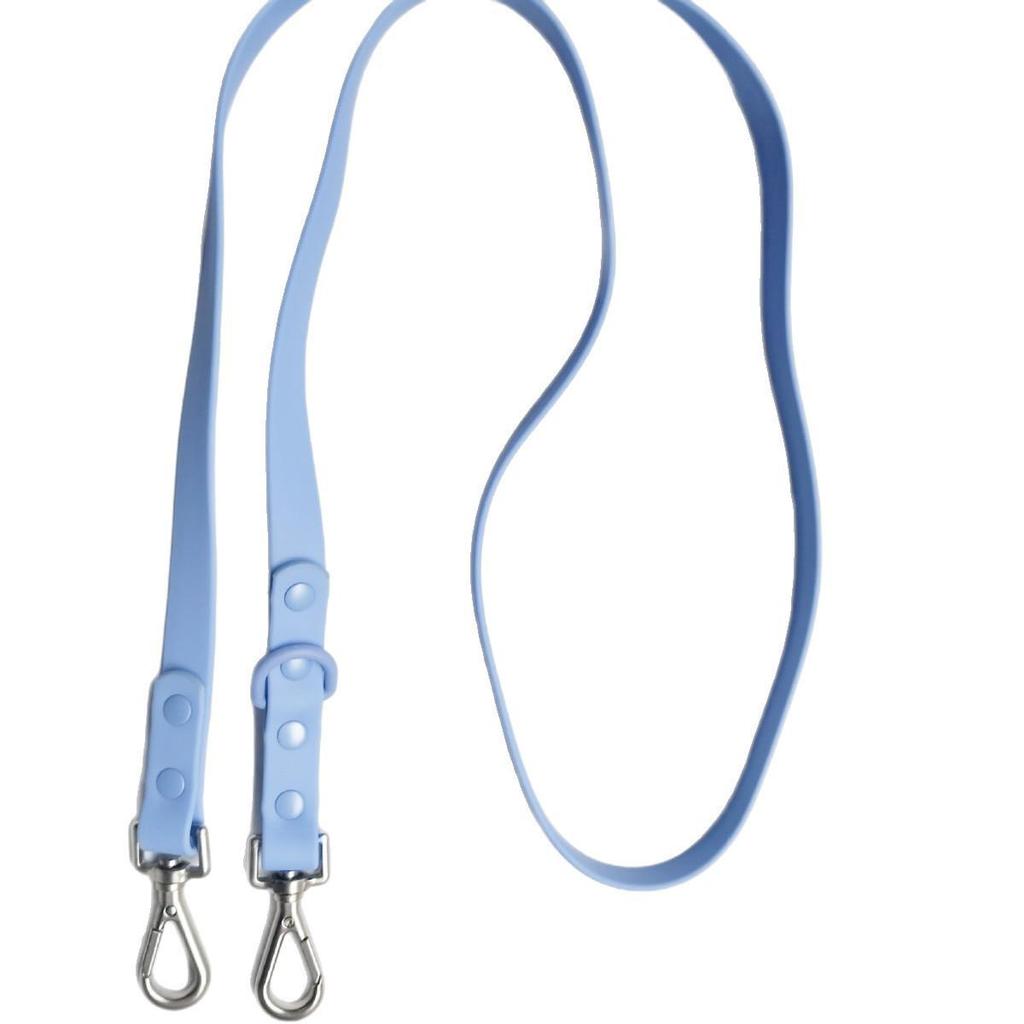 Широкий светоотражающий поводок для собак с защитой от укусов и побегов, с ПВХ поводком и ошейником