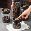 Sealed Coffee Beans, Kitchen Storage, Glass Jars, Moisture-proof, Vacuum Pressed, Tea, Rice, Peanut Convenient Storage