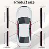 4PCS Universal Car Door Sill Protector Anti Scratch Rubber Strip Auto Step Edge Guard Scuff Plate Cover Black Sedan SUV Styling Interior Mirrors 6