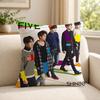 Kpop SSHINee Cushion Cover Soft Short Plush SkinFriendly Cushion Case for MultiScene Use