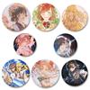 32/44/58mm A Certain Scientific Railgun HD Brooch Anime Badge Cartoon Figure Misaka Mikoto/Wannai Kinuho Round Display Pins Jewelry Gifts