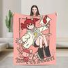 Kasane Teto Girl Blankets  Fuzzy Awesome Warm Throw Blanket for Chair Covering Sofa Spring/Autumn