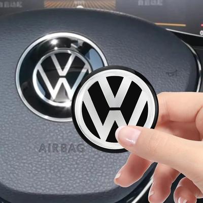 2026 Горячий Для VW VOLKSWAGEN 40 45 50 мм ABS Полый Центральный Эмблема Руля Автомобиля Наклейка Для Volkswagen Polo VW GTI Golf Je