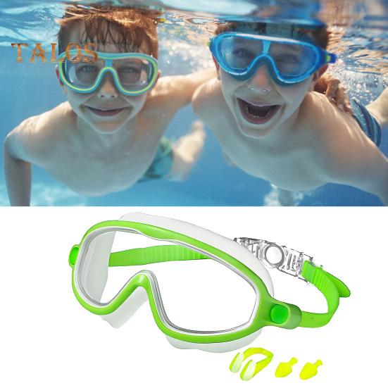 Очки для плавания для детей Очки для бассейна с защитой от запотевания и зажимом для носа Беруши Детские очки для плавания с защитой от ультрафиолета и герметичностью