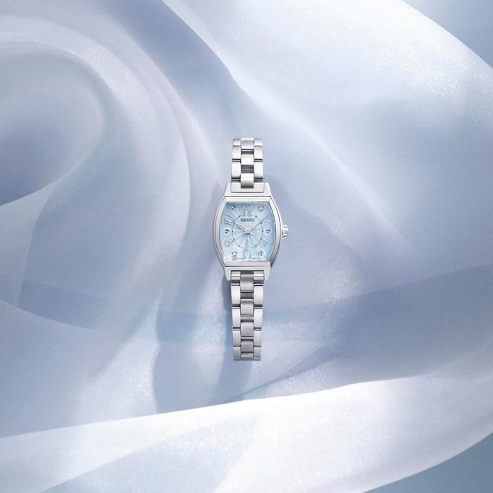Seiko Lukia SSWA011 Happy Collection Женские часы Кварцевые Синий Бочкообразный