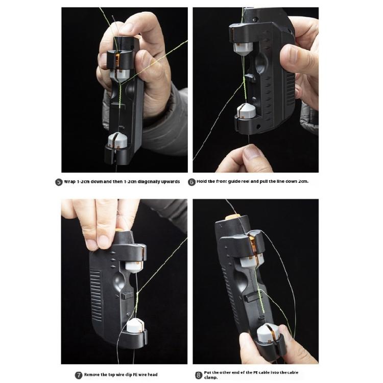 Машина для завязывания узлов на леске для лесоукладчика Рыболовный инструмент для завязывания узлов Быстрый инструмент для завязывания Узел-завязыватель для рыболовной лески Крючковязы