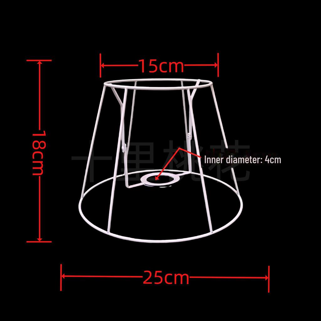 Рамка абажура из плетеной веревки своими руками: Круглая и квадратная железная фурнитура для настольных ламп