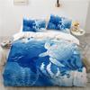 Ocean Series Duvet Cover Bedding Set Sea Turtle Pillowcase 3D Printed New Wholesale Colorful And Comfortable Kit