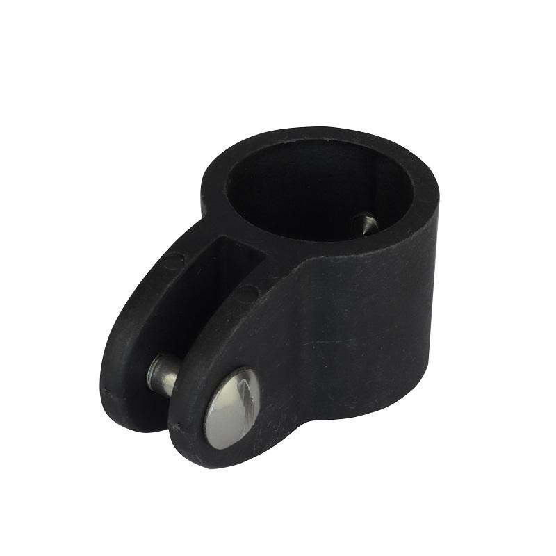 2 Pieces 25mm Black Nylon Plastic Top Jaw Slide Cap Bimini Railing Fitting For Yacht Boat Hardware