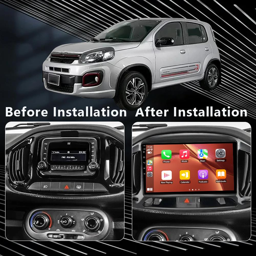 Android 2K автомобильное радио для FIAT UNO 2015-2020 LHD Видео Мультимедиа Bluetooth Плеер Навигация GPS 4G Carplay стерео