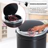 Trash Can with Motion Sensor, Stainless Steel, 30.5 cm x 30.5 cm x 81.5 cm, Black
