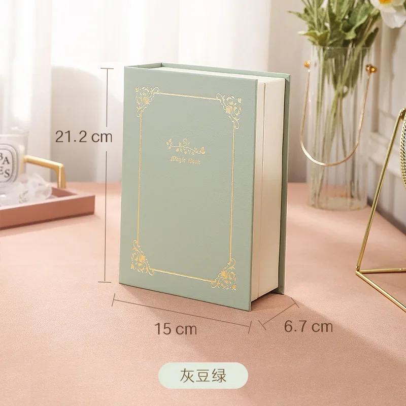 Винтажная раскладная книжка Шкатулка для украшений для хранения серег Колец Держатель Кожаный Дорожный Домашний Портативный Органайзер для украшений Декор