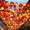 Random Color Mid-Autumn Festival Decoration Hand-Painted Floral Lantern  Mid-Autumn Festival