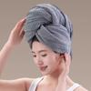 Очень большое полотенце для быстрой сушки волос, ультравпитывающее мягкое полотенце для волос, тюрбан, однотонное влагопоглощающее полотенце для сушки волос