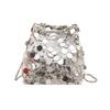 Premium Sequined Chain Bucket Bag Women's 2025 New Fashion Shoulder Bag Delivery Messenger Bag