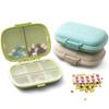 Дорожные органайзеры для таблеток, портативные футляры для таблеток с 8 отделениями, маленькая коробочка для таблеток для карманного кошелька, портативный контейнер для витаминов для медицины