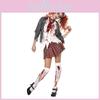 Female Halloween Terrifying Zombie Student Cosplay Costume Makeup Party Dress Up