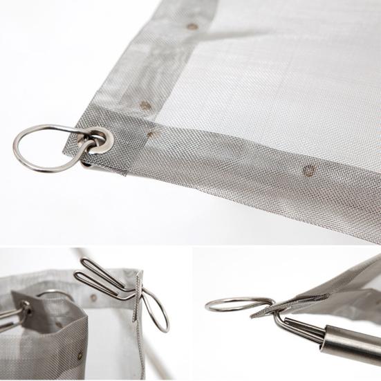 Портативный складной костер с решеткой из нержавеющей стали, простая в установке складная решетка для пикника на открытом воздухе для кемпинга, барбекю, дровяной уголь с