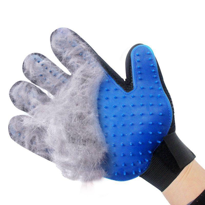 Pet Hair Removal Glove: Cat and Dog Fur Cleaner & Brush