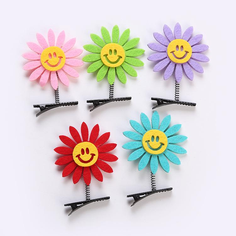 PL Yellow Chicks Easter Mini Chicks Hairpin DIY Material Hair Clip Easter Decoration