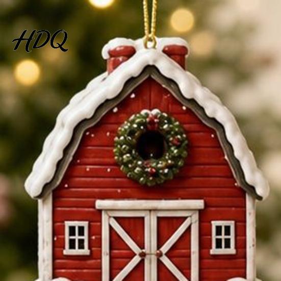 Коллекции ornaments для holiday home Фермерский Рождественский Адвент-календарь 24 шт. Акриловый 2D Набор с Рустикальным