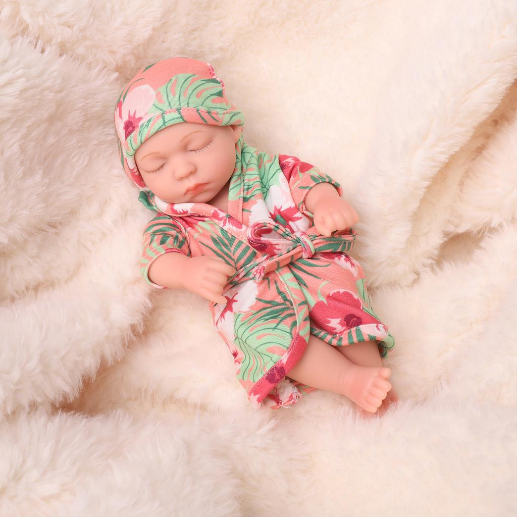 19 см детская кукла реборн мини-моделирование всего тела мягкая резиновая эмалированная кукла подарок для девочки кукла кукла